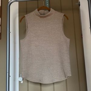 NWOT She + Sky mock t-neck sz L